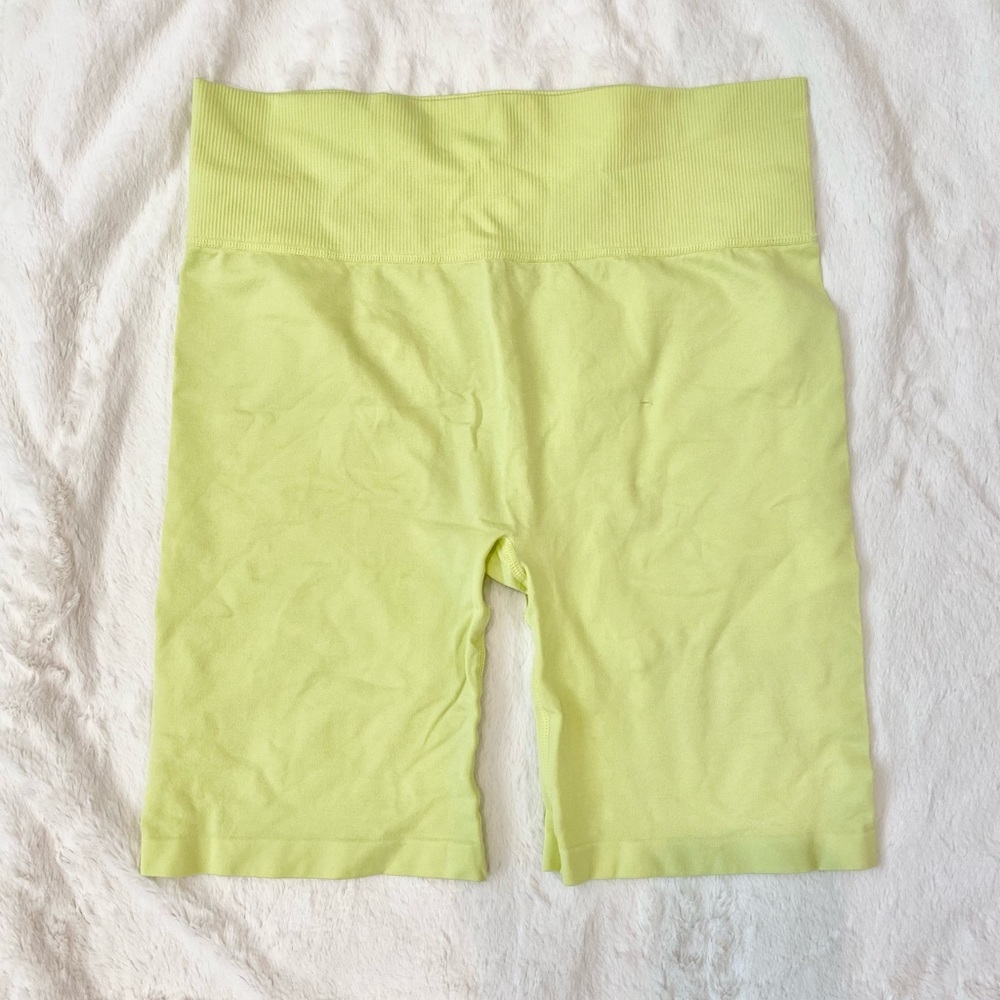 Forever 21 neon seamless bike shorts
